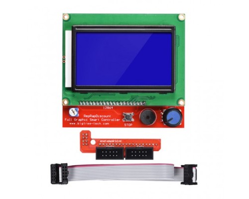 Набор 12864 LCD SD, переходник и шлейф