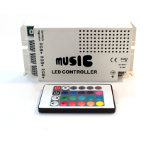 Музыкальный 3 канальный RGB контроллер с ИК управлением
