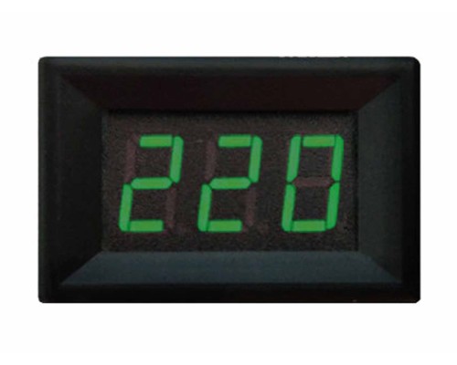 Вольтметр для переменного тока, зеленый экран AC70V-500V 