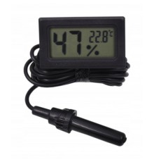 Цифровой термометр с гигрометром с выносным датчиком 1 м