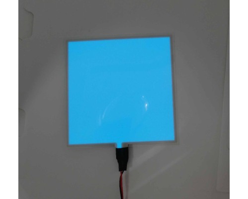 El Wire панель 10 см х 10 см Цвет Голубой