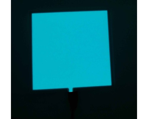 El Wire панель 10 см х 10 см Цвет Голубой