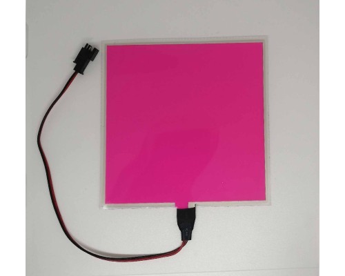 El Wire панель 10 см х 10 см Цвет Розовый