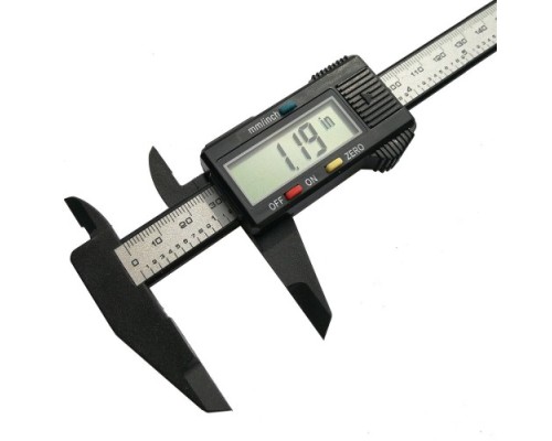 Электронный штангенциркуль 0-150 мм с цифровым дисплеем из углеволокна