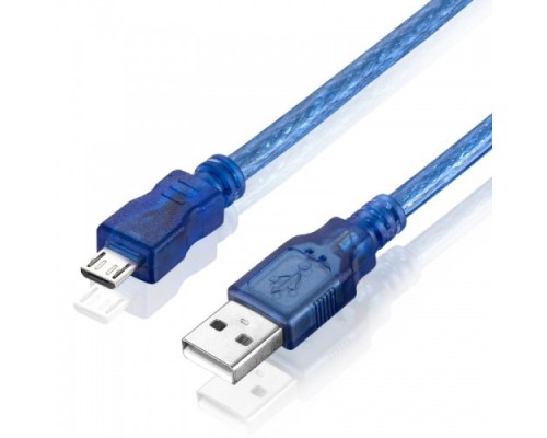 Провод помехозащищенный 50 см USB A на Micro USB 