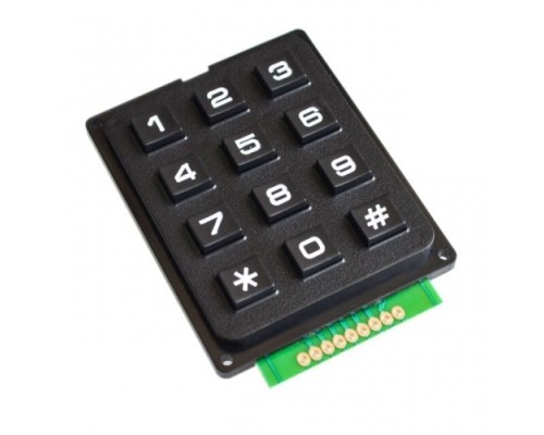 Модуль мембранной клавиатуры 12 кнопок
