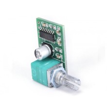 Цифровой мини усилитель звука PAM8403 с ручной регулировкой или USB