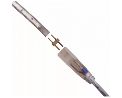 Штекер для подключения Светодиодной ленты 220 V ip 67 