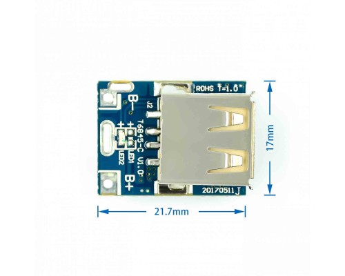 Модуль Power Bank 134N3P USB Micro 1 А 