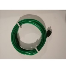 Набор 2 м eL wire 2.3 mm с напаянным коннектором зеленый