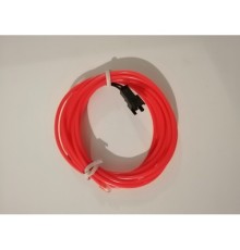 Набор 2 м eL wire 2.3 mm с напаянным коннектором красный