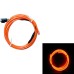 Набор 2 м eL wire 2.3 mm + Питание EL Wire 2 батарейки Оранжевый