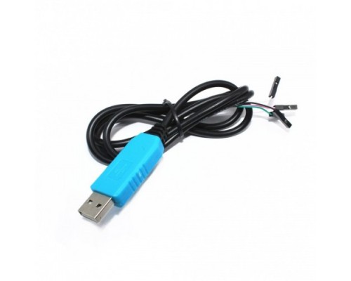 USB TTL преобразователь, в синем корпусе шнур на чипе FT232 