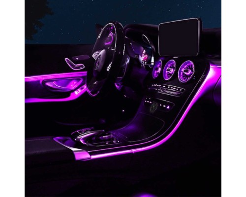 eL wire 2.3 mm Фиолетовый для автомобиля