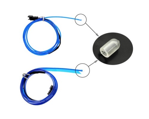 Заглушка на люминесцентный шнур (El-wire) 2,3 мм  
