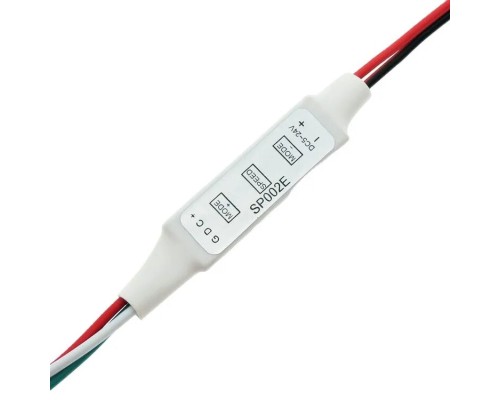 SP002E с разъемом 2,1*5,5  Контроллер для управления адресной светодиодной лентой WS2812B / WS2811 